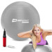 Фітбол  Hop-Sport 45cm HS-R45YB silver + насос - фото №2